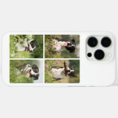 オーダーメイドのペットの犬の写真コラージュ Case-Mate iPhoneケース (裏面 (横))