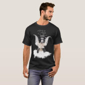 オーダーメイドのペット追悼デザイン ボーダーコリー Tシャツ (正面フル)