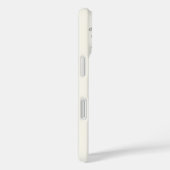 オーダーメイドのボタニカル水彩モノグラム アイボリー Case-Mate iPhoneケース (裏面 / 右)