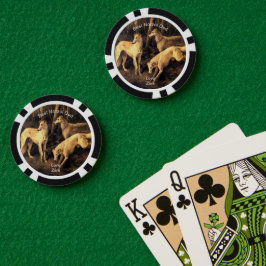 オーダーメイドのボルゾイの最高のパパ ポーカーチップ