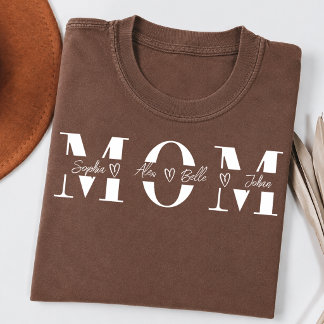 オーダーメイドのママTシャツ、母の日ギフト Tシャツ