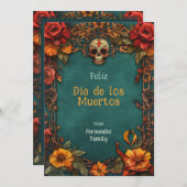 💀 オーダーメイドのマリゴールドフレーム Dia de Muertos (正面/裏面)