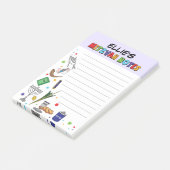 オーダーメイドのミツヴァ手紙 - スタイル3 ポストイット (アングル)