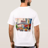 オーダーメイドのメンズTシャツ Tシャツ (裏面)