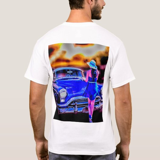 オーダーメイドのメンズTシャツ Tシャツ (裏面)