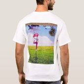 オーダーメイドのメンズTシャツ Tシャツ (裏面)