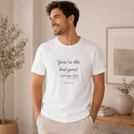 オーダーメイドのモダンなラブクオートTシャツ Tシャツ