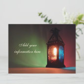 オーダーメイドのラマダーン ファヌース ご招待状 招待状 (スタンド正面)