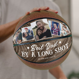 オーダーメイドのレトロな「Best Dad by a Long Shot(遥かに優れた最高のパパ)」 バスケットボール