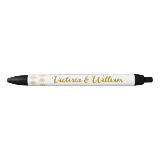 オーダーメイドのレース ウェディングギフト ペン (正面)