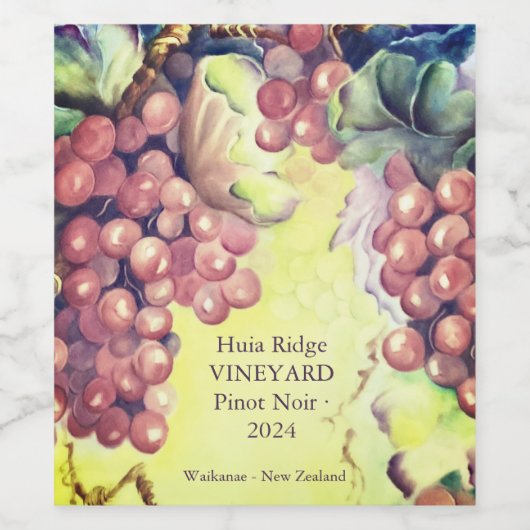 オーダーメイドのワインボトルラベル ワインラベル (シングルラベル)