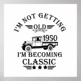 オーダーメイドのヴィンテージ75歳の誕生日 ポスター