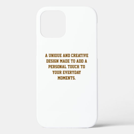 オーダーメイドの丈夫なiPhone 12ケース Case-Mate iPhoneケース (裏面)