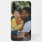 オーダーメイドの世界一の最高のパパ Case-Mate iPhoneケース (裏面)