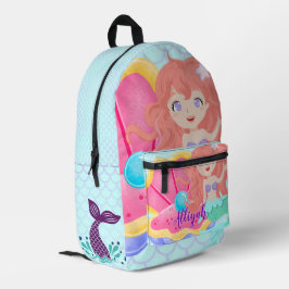 オーダーメイドの人魚 プリントバックパック