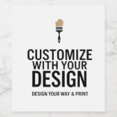 オーダーメイドの企業ブランド カスタマイズされた ワインラベル (シングルラベル)