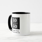 オーダーメイドの会社記念品 マグカップ (正面左)