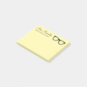 オーダーメイドの先生のメガネ Post-it® ノート ポストイット (アングル)