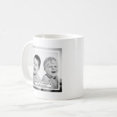 オーダーメイドの写真とメッセージ コーヒーマグカップ (正面左)