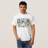 オーダーメイドの写真コラージュ(全11枚) ユニセックス Tシャツ (正面フル)