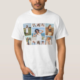オーダーメイドの写真コラージュ(全11枚) ユニセックス Tシャツ