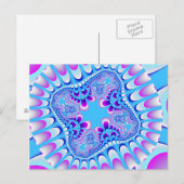 オーダーメイドの凍った花のポストカード ポストカード (正面/裏面)