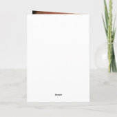 オーダーメイドの卒業おめでとうカード(ブルー) 案内状 (裏面)