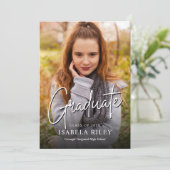 オーダーメイドの卒業おめでとうカード 招待状 (スタンド正面)