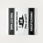 オーダーメイドの卒業パーティー写真撮影用背景 タペストリー (正面(横))