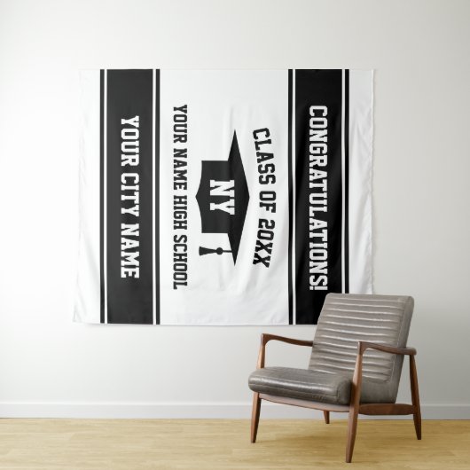 オーダーメイドの卒業パーティー写真撮影用背景 タペストリー (インサイチュ(横))