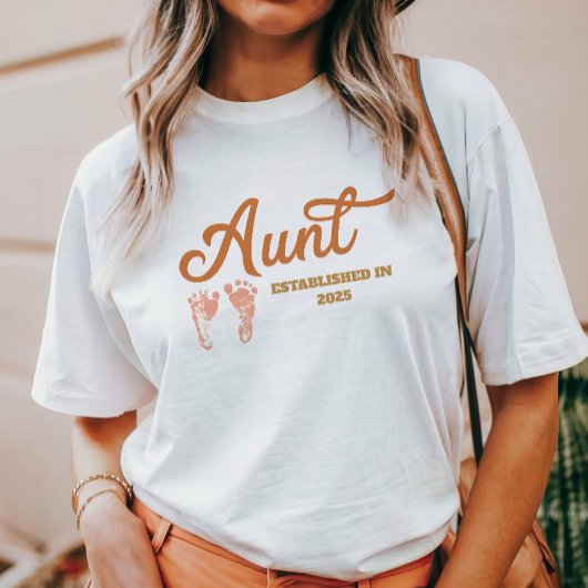 オーダーメイドの叔母の年の設立 Tシャツ
