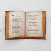 オーダーメイドの古書風 結婚式カード カード (内部)