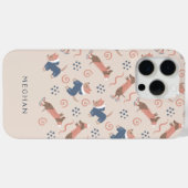オーダーメイドの可愛いダックスフンド＆テリア Case-Mate iPhoneケース (裏面 (横))