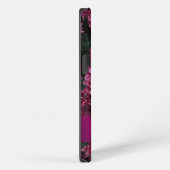 オーダーメイドの可愛いピンクのキクの花 iPhoneケース (右側面)