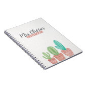 オーダーメイドの可愛い先生用ノート・ジャーナルギフト ノートブック (右側)