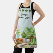 オーダーメイドの可愛いPlant Lady 庭園 エプロン (インサイチュ)