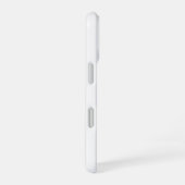 オーダーメイドの名前入りバイオレットの誕生花のスマホケース iPhone 16ケース (右側面)
