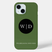 オーダーメイドの名前入りiPhone 15ケース Case-Mate iPhoneケース (裏面)