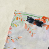 オーダーメイドの名前 結婚しました ビーチタオル (インサイチュ)