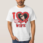 オーダーメイドの妻への愛 Tシャツ (正面)