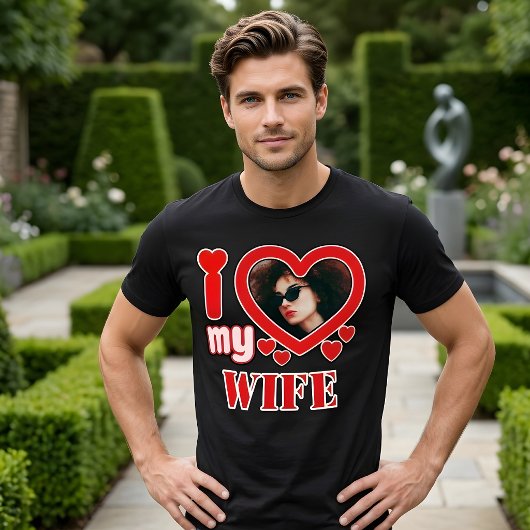 オーダーメイドの妻愛のギフト Tシャツ