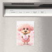 オーダーメイドの子犬の愛のマグネット マグネット (インサイチュ (食洗機))