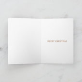 オーダーメイドの家族の名前のクリスマスギフト カード (内部)