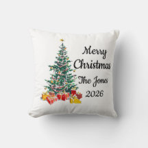 オーダーメイドの家族クリスマスピロー