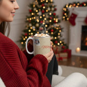 「オーダーメイドの家族クリスマス写真スタンド」 台座サイン