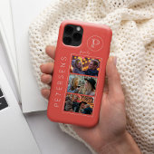 オーダーメイドの家族フォトコラージュモノグラム Case-Mate iPhoneケース