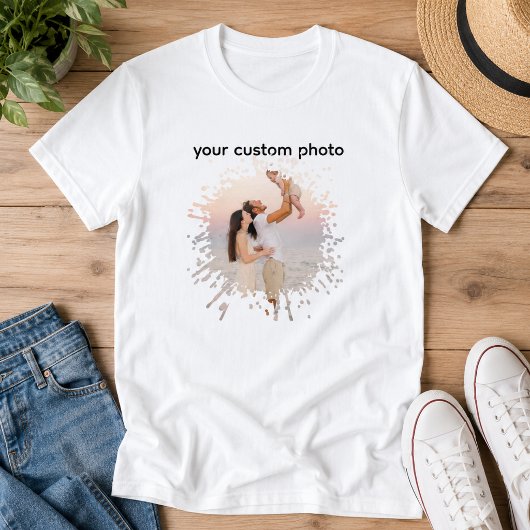 オーダーメイドの家族写真入りTシャツ Tシャツ