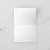 オーダーメイドの小さなデイジー花柄の誕生日カード ノートカード (内部)