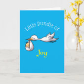 オーダーメイドの小さな幸せの塊カード カード (黄色い花)