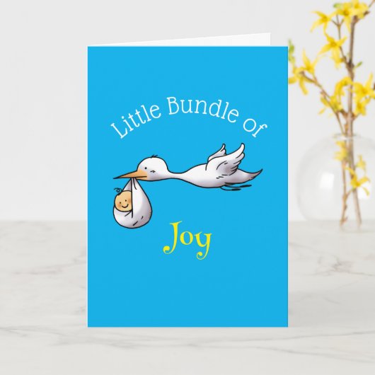 オーダーメイドの小さな幸せの塊（パーソナライズ）カード カード (黄色い花)